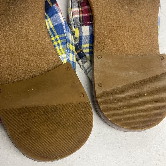 Sperry Seaport Madras Mule Shoes Size 8.5 - Picture 15 of 17